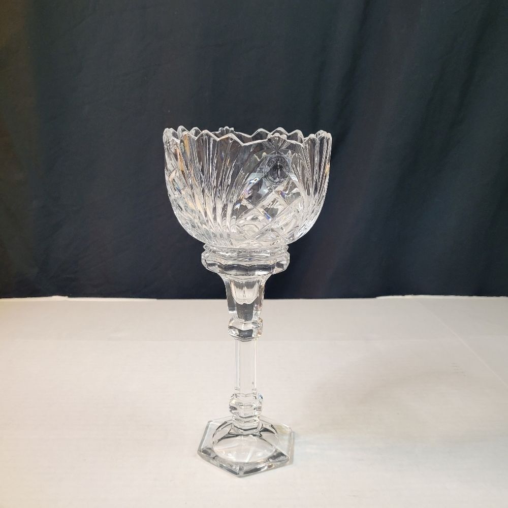 The Bombay Company Crystal‎ Wellington Pedestal Votive Candleholder